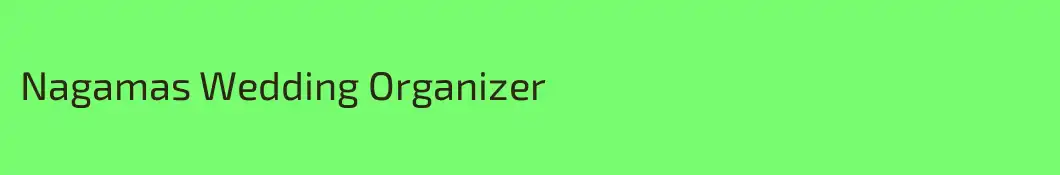 Nagamas Wedding Organizer